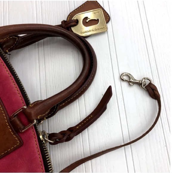 Dooney and Bourke Genuine Florentine Vacchetta Leather Bag - Picture 5 of 10